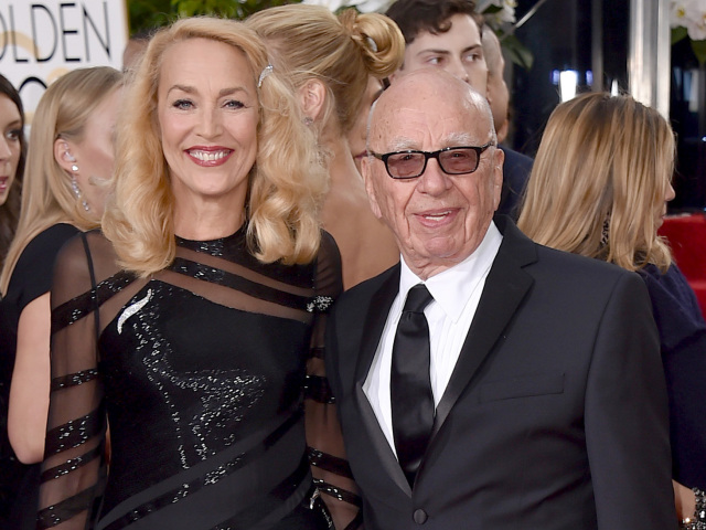 Jerry Hall a magnát Rupert Murdoch