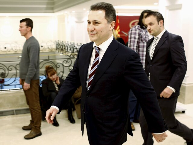 Macedónsky premiér Nikola Gruevski