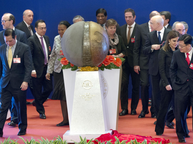 Čína, AIIB, banka