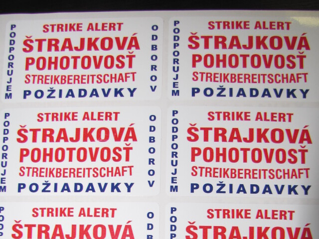 štrajk, odbory, štrajková pohotovosť, OZ Kovo