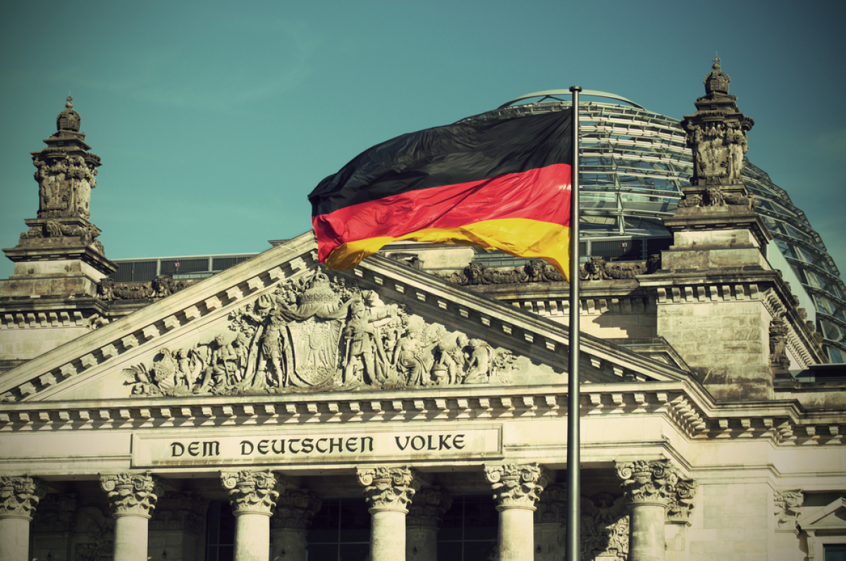 Nemecko, vlajka, Berlín, zástava, Bundestag, nemecký parlament, Merkelová