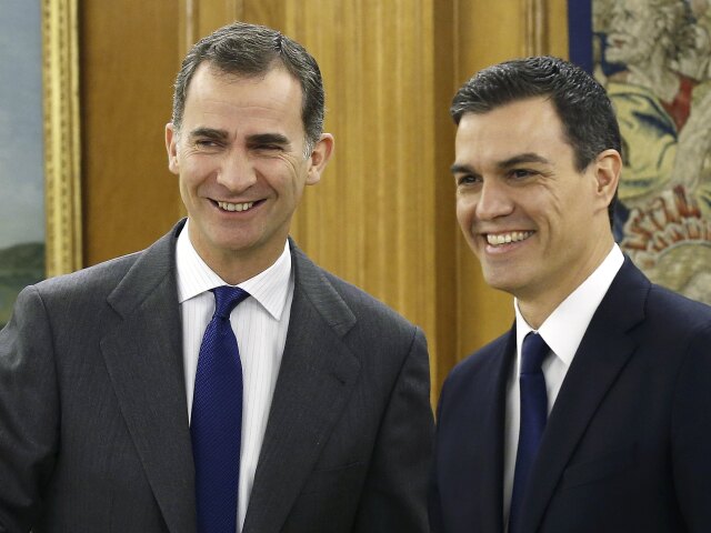 Felipe VI., Pedro Sanchez, paláca Zarzuela, Madrid, PSOE