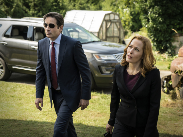 David Duchovny ako Fox Mulder a Gillian Anderson ako Dana Scullyová