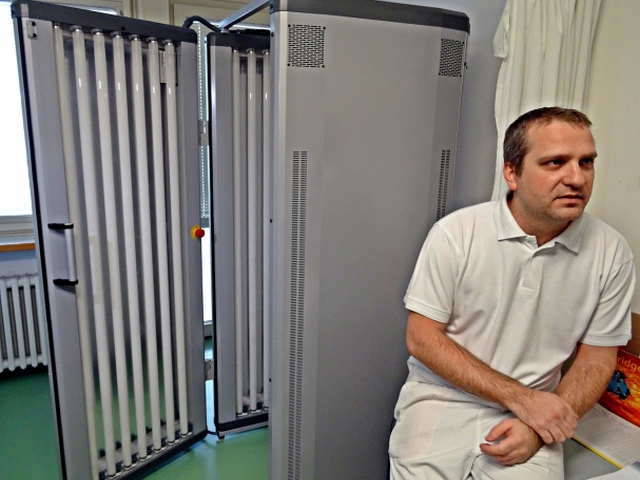 fotokomora, lekár, kožné choroby, psoriáza