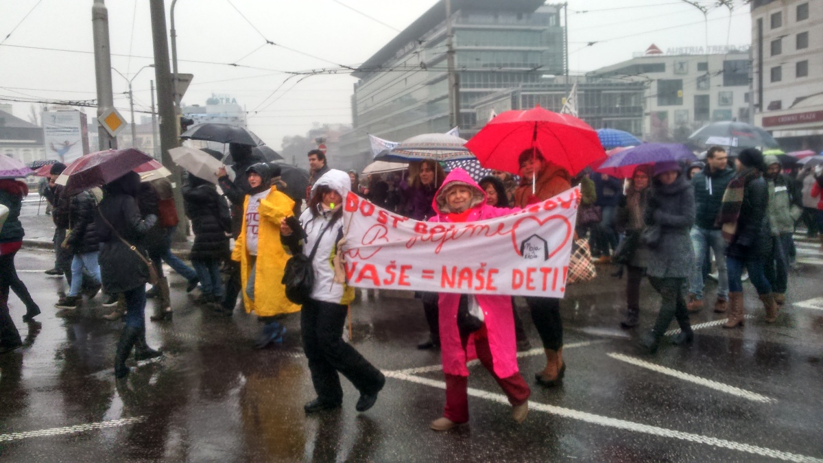 štrajk učiteľov, 25.1.2016