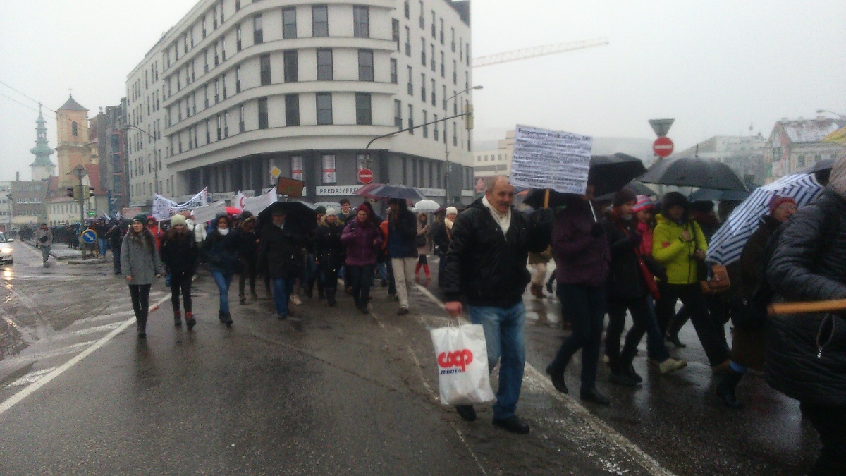 štrajk učiteľov, 25.1.2016