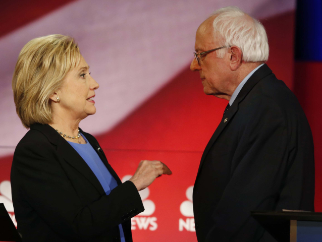 Hillary Clinton, Bernie Sanders, USA