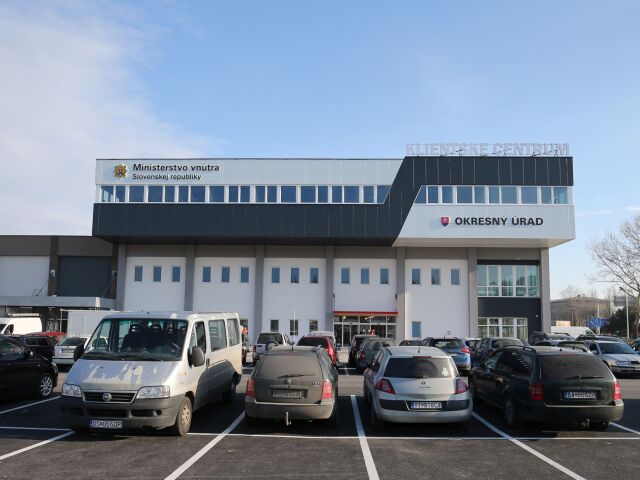 klientske centrum, Tomasikova ulica, Okresny urad,