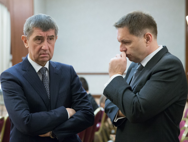 Andrej Babiš, Peter Kažimír