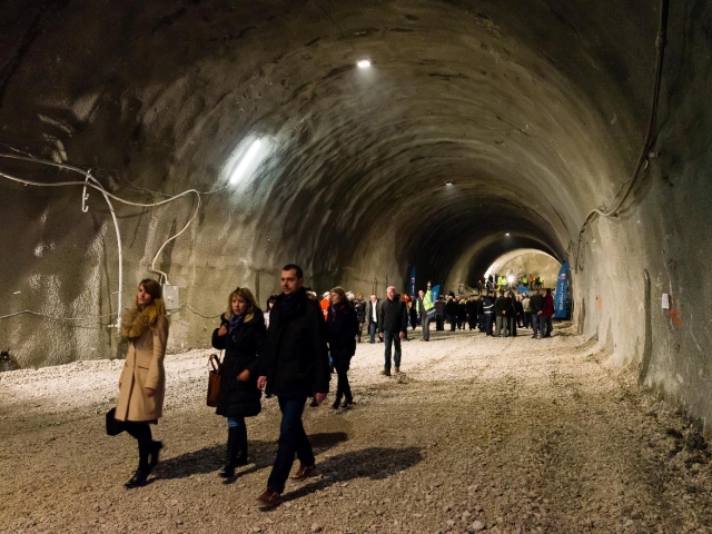 Tunel, Považský Chlmec