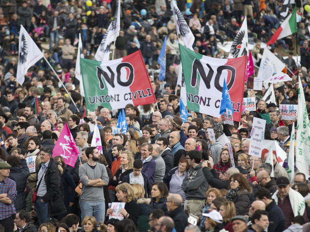 Taliansko, protest
