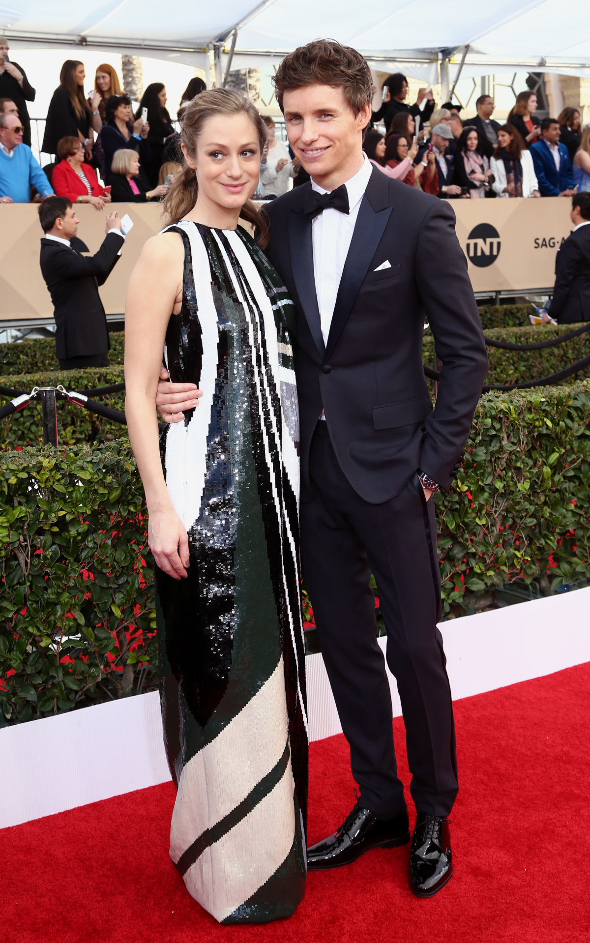 Manželia Hannah Bagshawe a Eddie Redmayne.