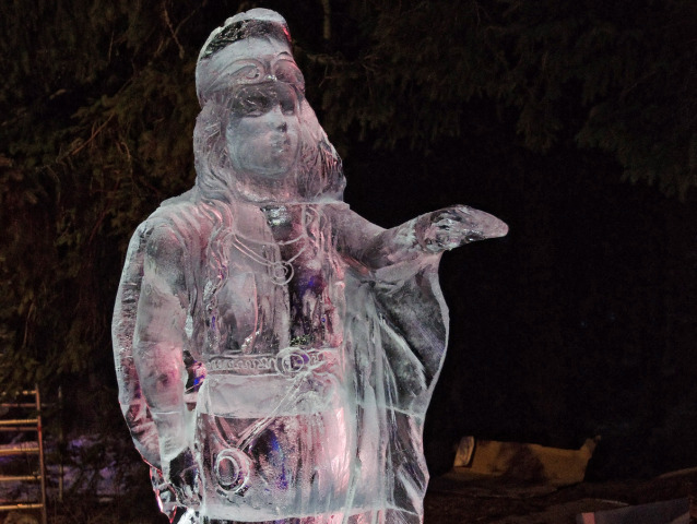 Tatry Ice Master 2016, Vysoké Tatry, ľadové sochy, Hrebienok