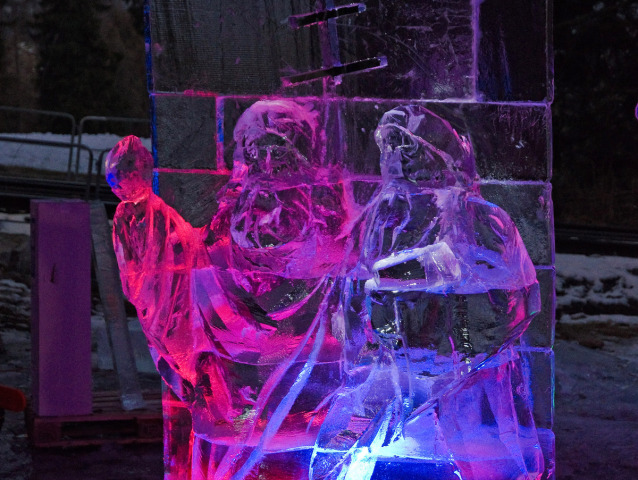 Tatry Ice Master 2016, Vysoké Tatry, ľadové sochy, Hrebienok