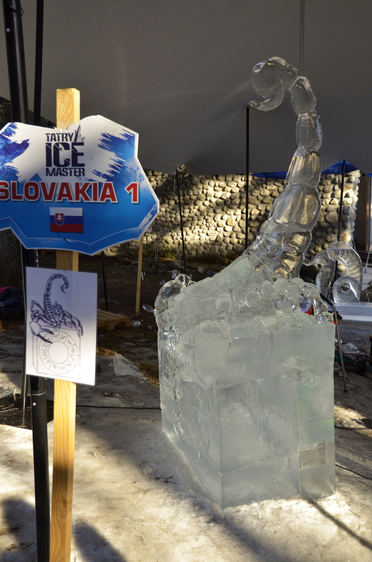 Tatry Ice Master 2016, Vysoké Tatry, ľadové sochy, Hrebienok