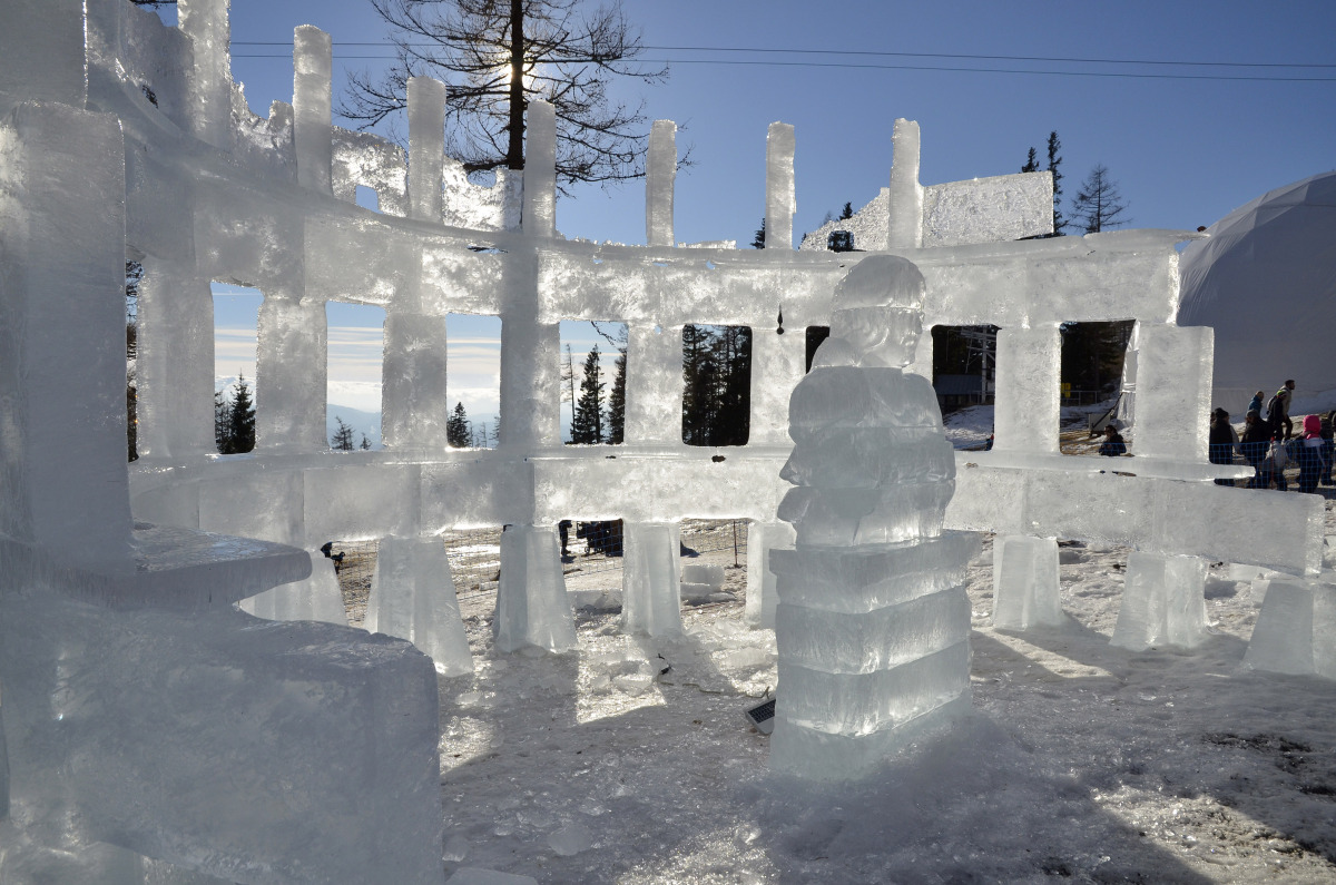 Tatry Ice Master 2016, Vysoké Tatry, ľadové sochy, Hrebienok