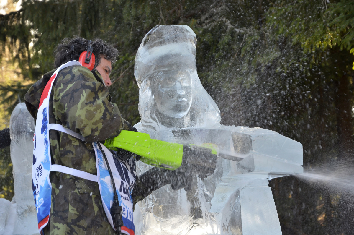 Tatry Ice Master 2016, Vysoké Tatry, ľadové sochy, Hrebienok