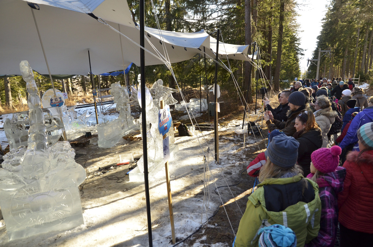 Tatry Ice Master 2016, Vysoké Tatry, ľadové sochy, Hrebienok