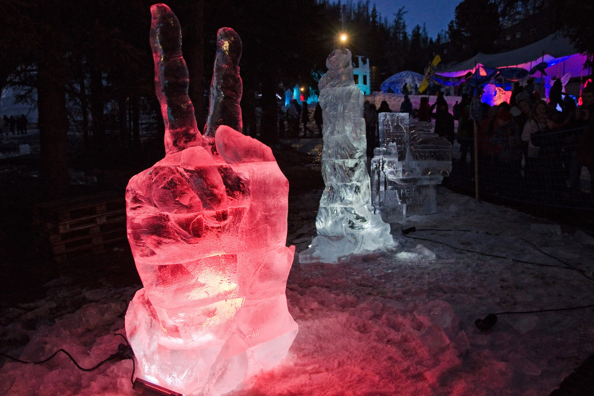 Tatry Ice Master 2016, Vysoké Tatry, ľadové sochy, Hrebienok