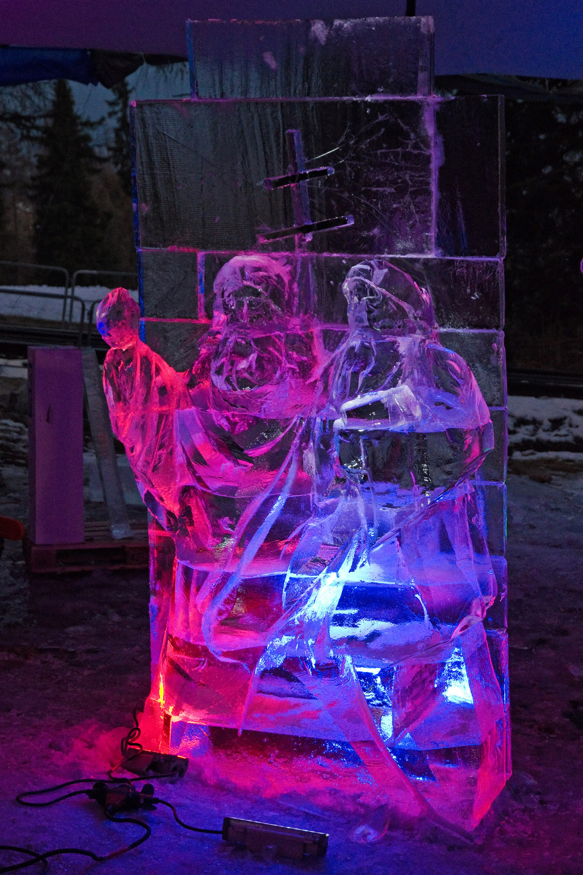 Tatry Ice Master 2016, Vysoké Tatry, ľadové sochy, Hrebienok