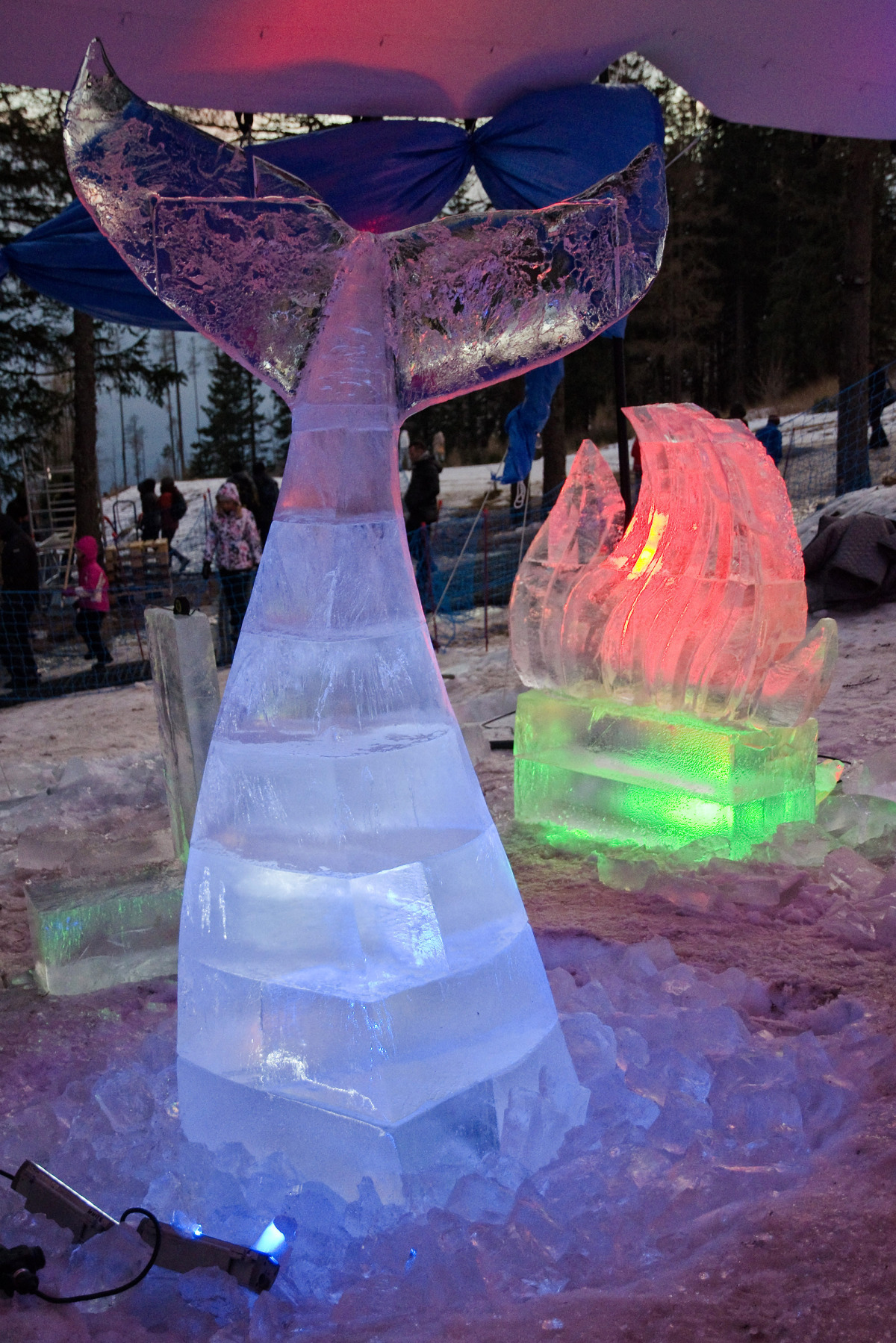 Tatry Ice Master 2016, Vysoké Tatry, ľadové sochy, Hrebienok