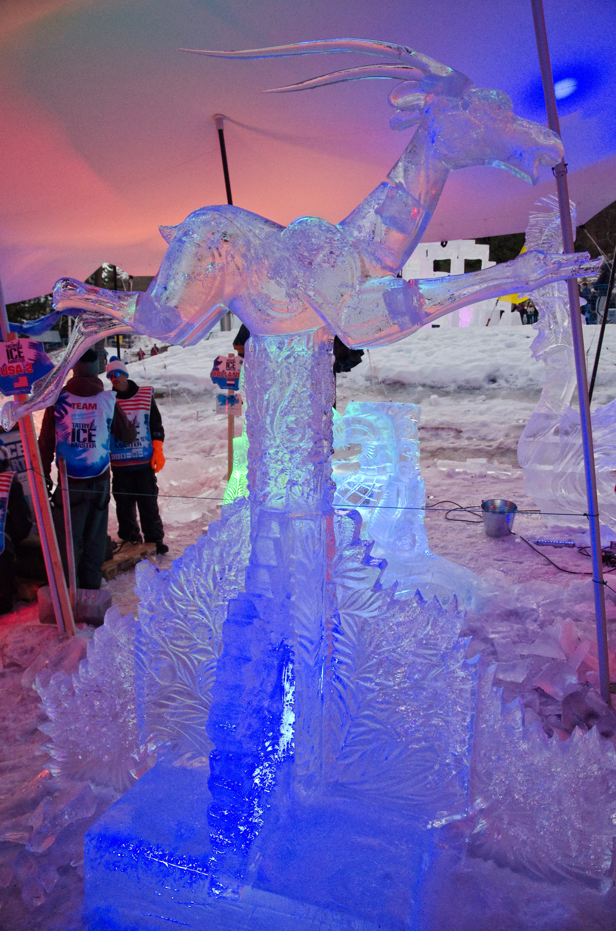 Tatry Ice Master 2016, Vysoké Tatry, ľadové sochy, Hrebienok