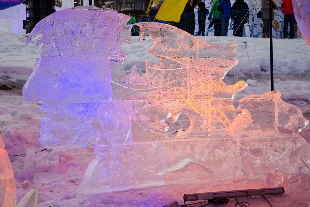 Tatry Ice Master 2016, Vysoké Tatry, ľadové sochy, Hrebienok
