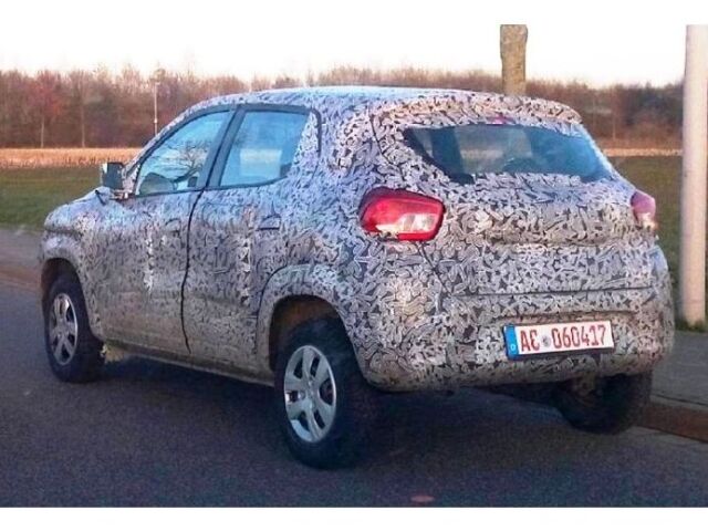Renault Kwid - špionážne foto
