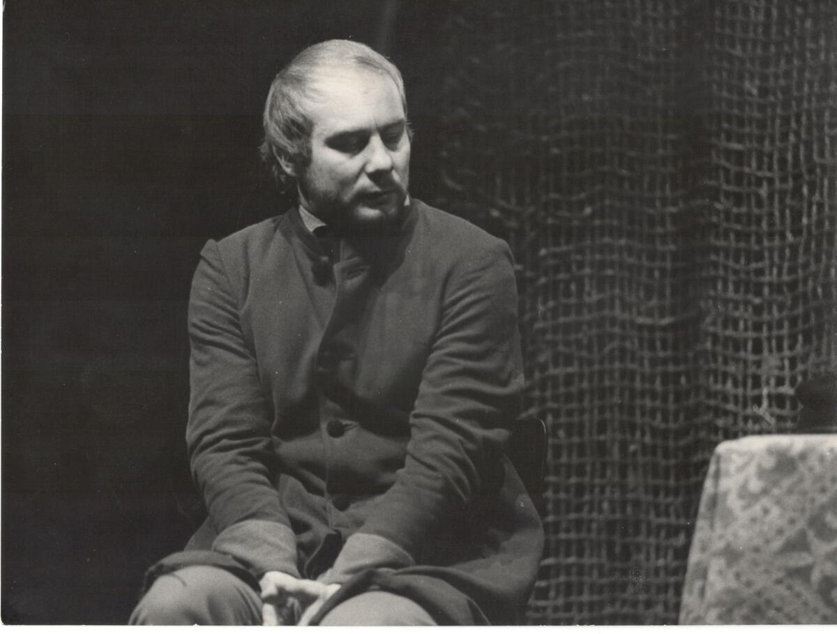 Leopold Haverl ako Raskoľnikov v Zločine a treste (1971).