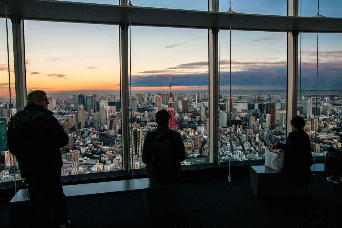 Tokio, Japonsko, mesto, výhľad, observatórium, 
