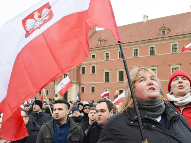 Poľsko, protest, migranti