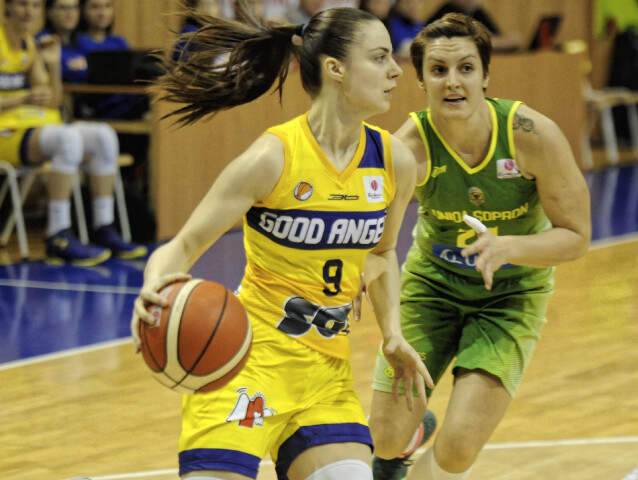 basketbal, šopron, good angels košice, barbora bálintová,