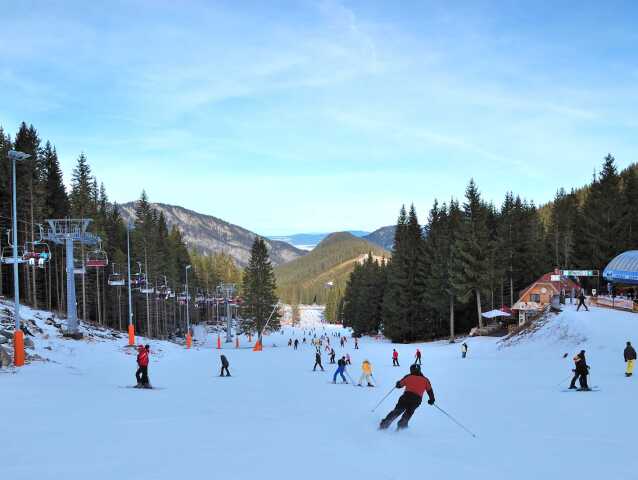 lyžovanie, sneh, lanovka