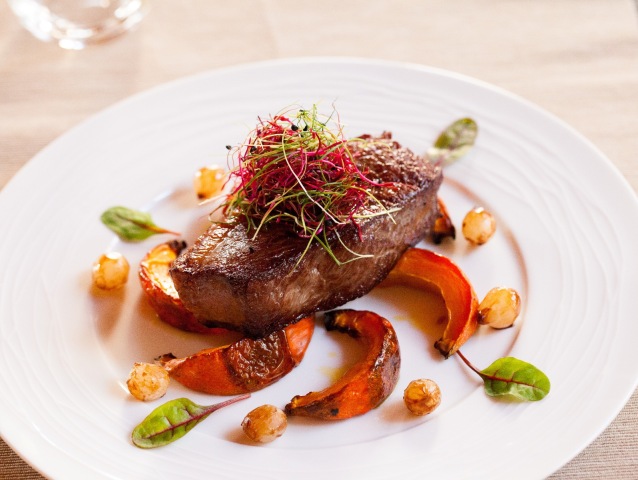 Picanha steak s pečenou tekvicou