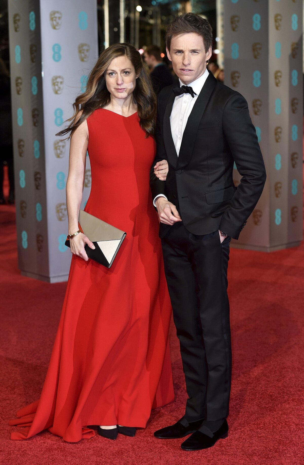 Herec Eddie Redmayne a jeho manželka Hannah Bagshawe.