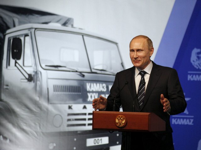 Vladimir Putin, kamión