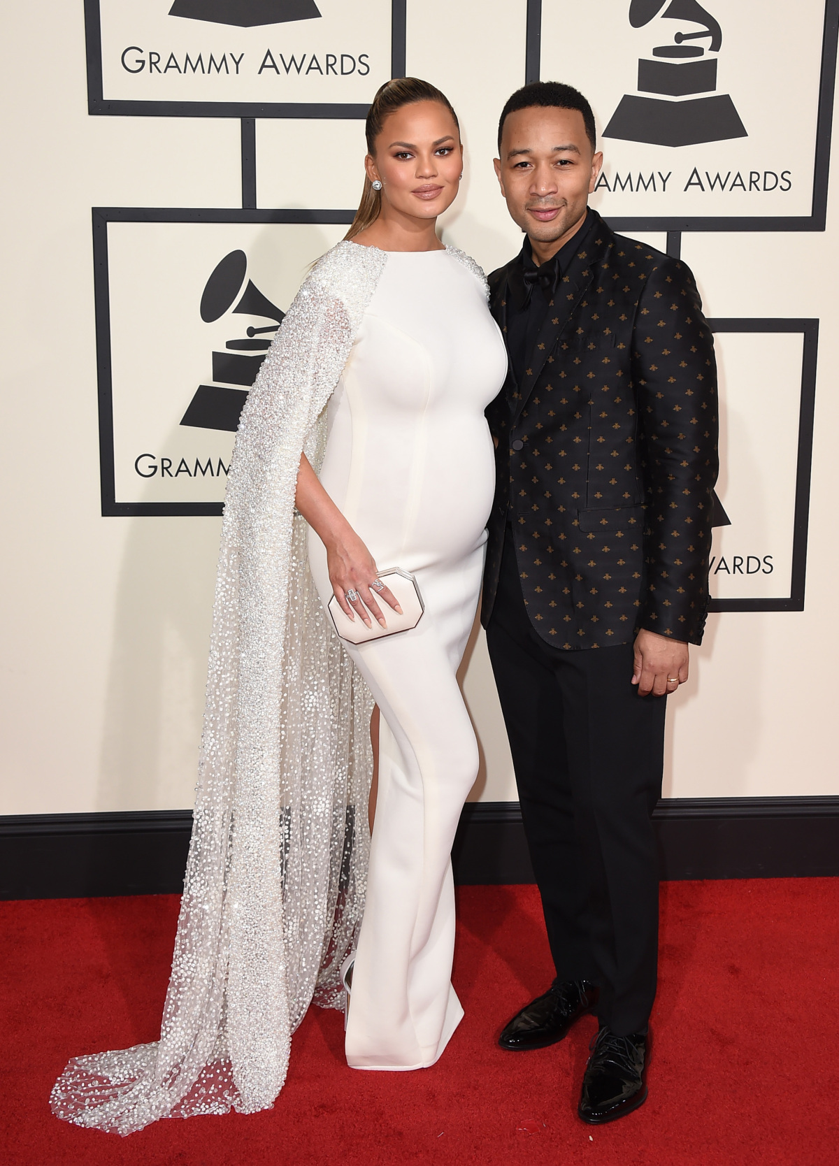 Manželia Chrissy Teigen a John Legend prišli na ceremoniál spoločne.