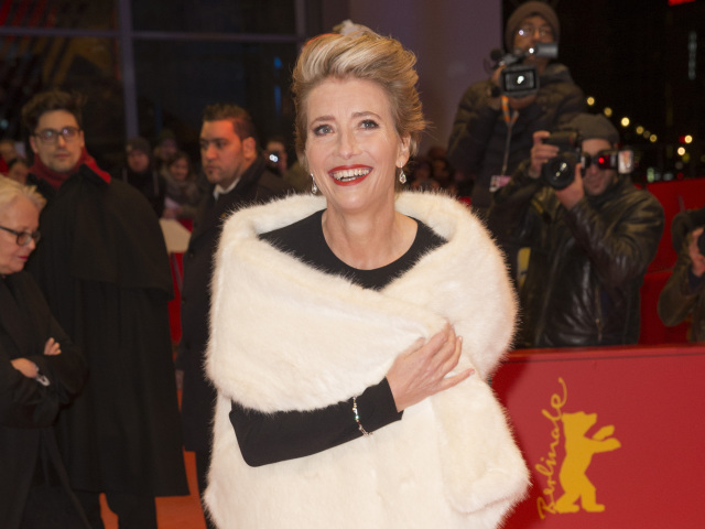 Herečka Emma Thompson na premietaní filmu Alone in Berlin.