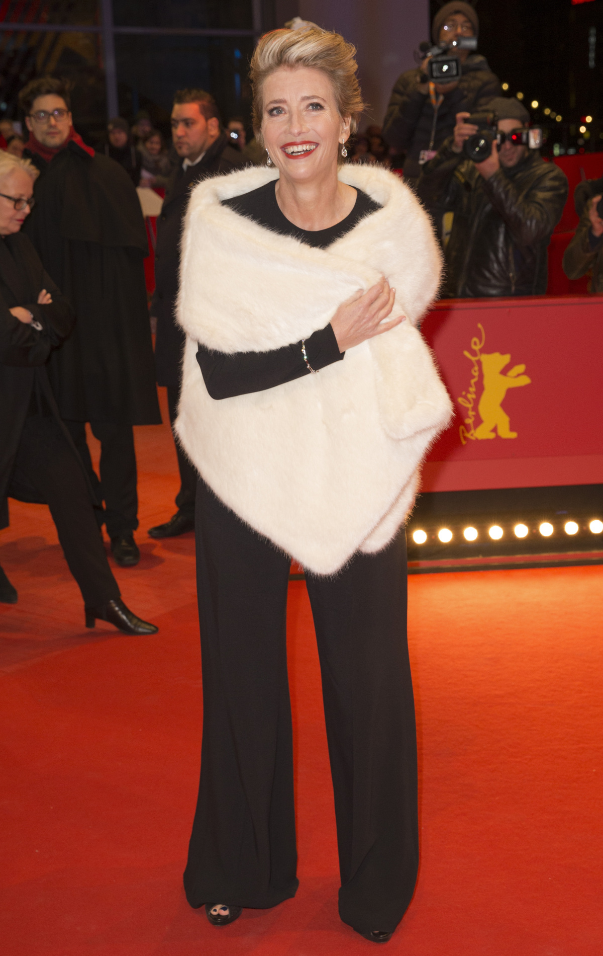 Herečka Emma Thompson na premietaní filmu Alone in Berlin.
