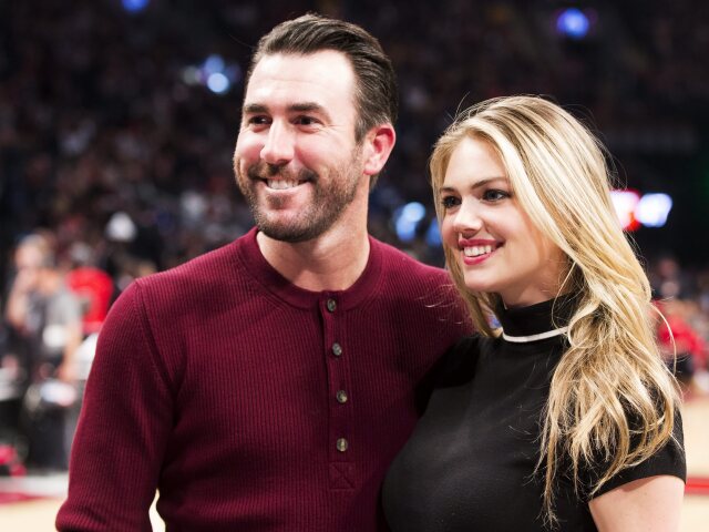 Hráč bejzbalu Justin Verlander a jeho priateľka - topmodelka a herečka Kate Upton.