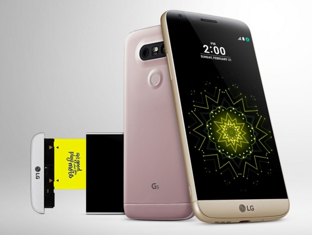 LG G5, smartfón, mobil, modulárny smartfón