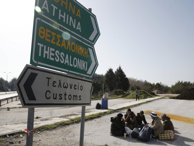 idomeni, grécko, macedónsko, migranti, utečenci