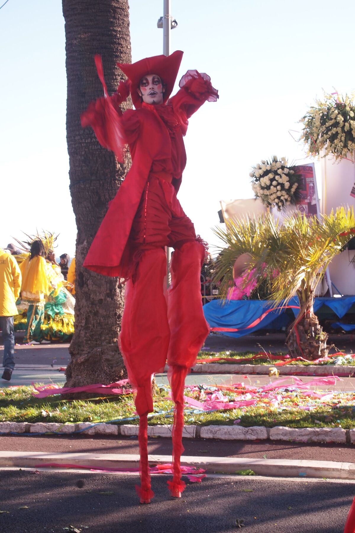 Nice, festival, karneval, masky, figuríny, figúry,