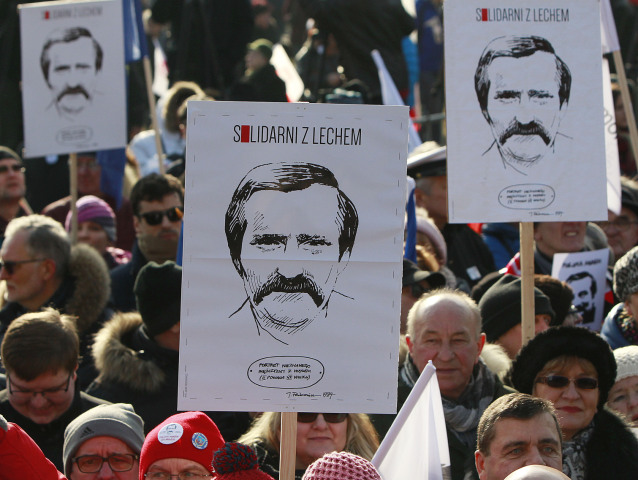 Poľsko, Lech Walesa, protest