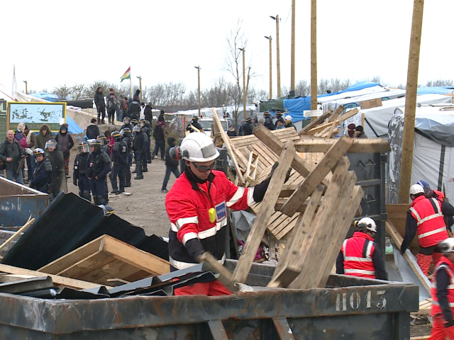 Calais, utečenci