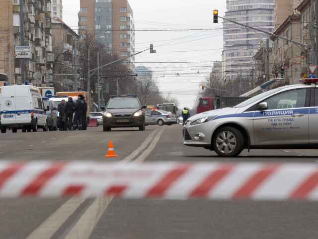 Moskva, stanica, metro, polícia, Rusko