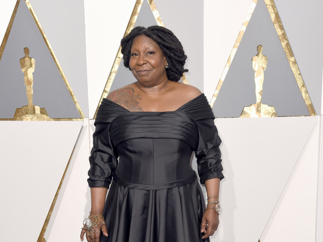 Herečka Whoopi Goldberg.