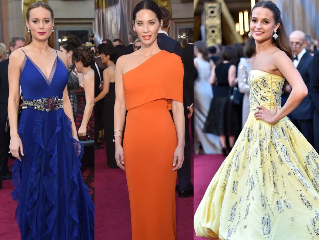 Brie Larson,  Olivia Munn a Alicia Vikander