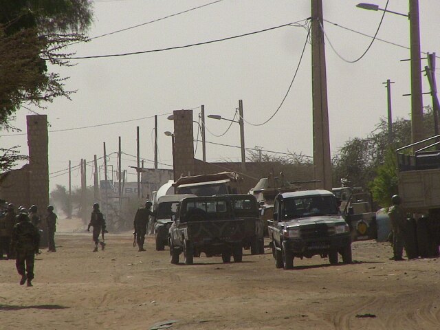 Mali, Timbuktu, vojaci