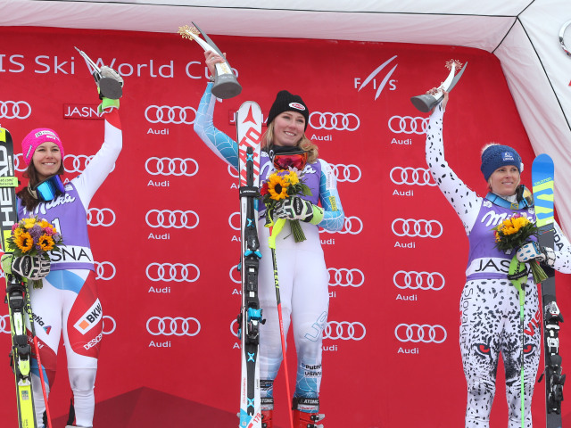 Jasna slalom Vendy Holdener Mikaela Shiffrin Veronika Velez Zuzu